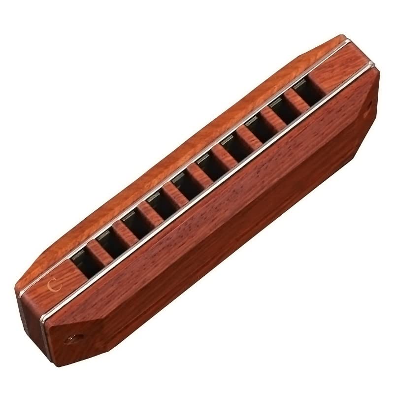 Harmonica Diatonic harmonica 10 trous Blues harpe Rose bois couvercle plaque phosphore bronze Anches C instruments… - Les Beatles, Paul McCartney, John Lennon, RIngo Starr, George Harrison Harmonica Diatonic harmonica 10 trous Blues harpe Rose bois couvercle plaque phosphore bronze Anches C instruments… – Image 5