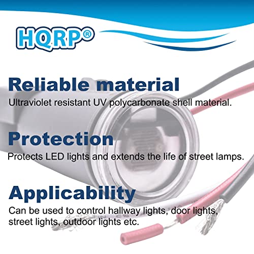 Hqrp Photocell Light Sensor Swivel Mount Dusk To Dawn Hardwired Switch Photoelectric Control For Barn Lights Outdoor, Back Yard Lightening, Outdoor Lighting, Etc. #TOP3