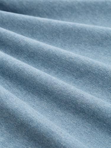 Pull-Over Tom Tailor 1047569 bleu chiné en maille douce et coupe XL confort - 6