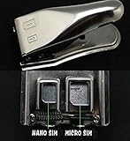 Cortador tarjeta sim a microsim(ipad-iphone 4) noosy + 2 adaptadores microsim a sim incluidos.  convierte tu sim en microsim, para poder usarla en ipad e iphone 4g, facil y rapido.  incluye adaptadores para convertir las microsim a sim