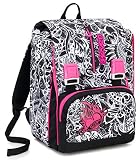 DIMENSIONI: chiuso: 41x28x16 cm aperto: 41x28x22 cm; CAPACITA': 21 Lt chiuso - 31 Lt aperto