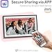 Euphro 15.6'' Digital Picture Frame with 1920x1080 IPS Touch Screen, Smart Digital Photo Frame with 32GB Storage, Easy Setup to Share Photos/Videos via Free App