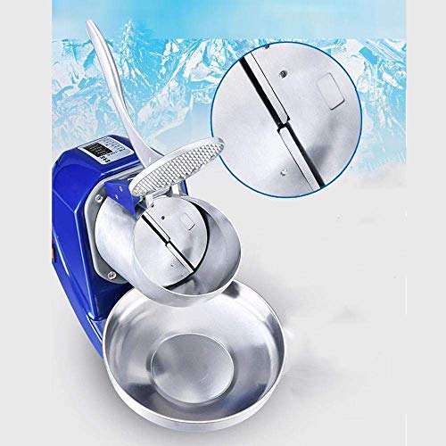 JINHH Doppel Smoothies Ice Crusher, Gewerbe Ice Eismaschine Ice Crusher Eismaschine 380 Watt Ice Shaver-Maschine EIN… – Bild 5