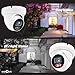 Marquis 4MP PoE IP Turret Dome Camera with Microphone/Audio, IP Security Camera Outdoor Rated, Waterproof IP66, 108° Wide Angle 2.8mm Lens (Regular IR)