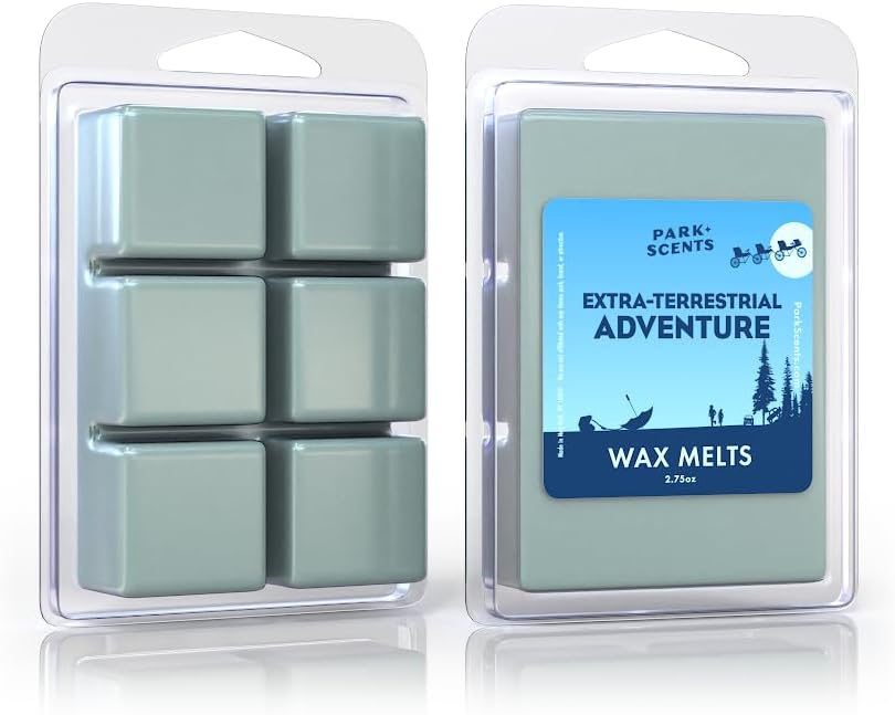 Park Scents ET Extra-Terrestrial Adventure Wax Melts 3-Pack (8.25oz.) – Soy, Handmade in The USA - Accurate Smell Like The Scent of The Forest Queue at E.T. Ride Universal Studios Orlando