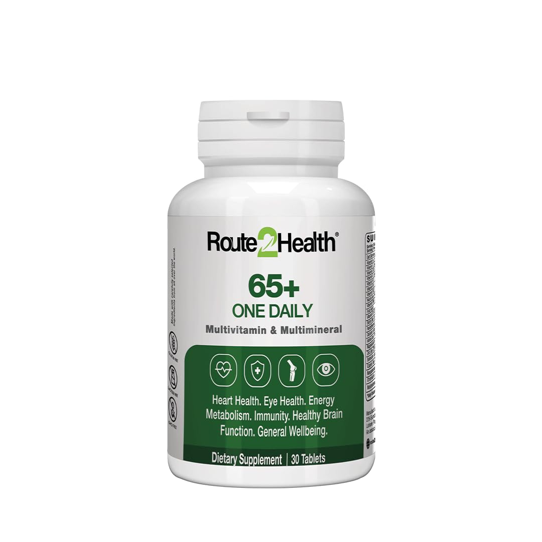 Multivitamin for Men & Women 65 Plus | 30 Capsules | Daily Health Support | Vitamins A, C, D3, B-Complex, Calcium, Zinc, Magnesium | Boosts Energy, Immunity & Bone Strength