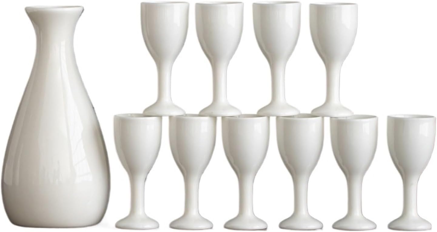 Wine Set Half Catty Pot Separator White Cup Yellow Spirits 15ml Tall Glass