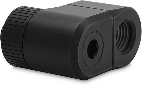 EKWB EK-Quantum Torque Double Rotary Offset 21 Fitting, Black