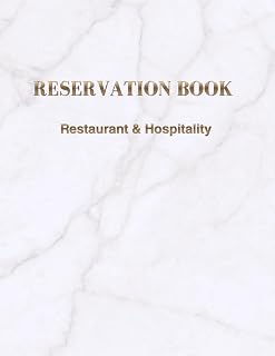 Reservation Book for Restaurant: Undated 3-Month Booking Planner: Lunch and Dinner Shift Notes, Premium Softcover, 8.5 x 11 Inches