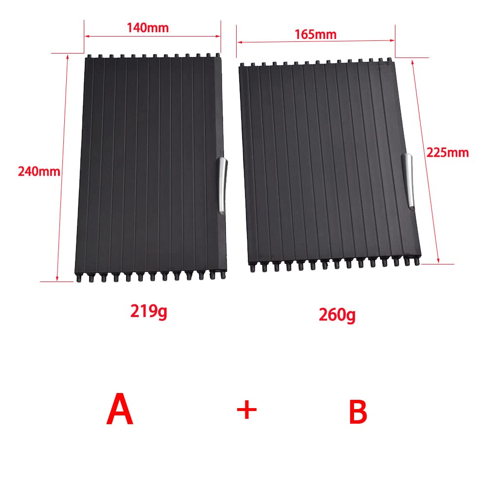 Tenda avvolgibile con cerniera per rivestimento interno del portabicchieri Compatibile con BMW X5 X6 E70 E71 E72 2007-2014 51166954943