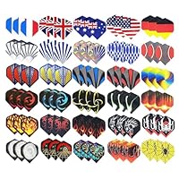 KRYMSON 90-Teiliges Dart-Flügel, Langlebiges Dart-Zubehör, Dart-Flug-Schutz, Austauschbare Dart-Flügel, Lustiges Dart-Flügel-Set, Dart-Flug-Set