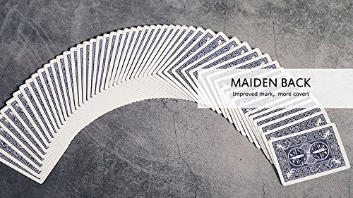 Bicycle Marked Maiden Back Naipes Poker Azul miniatura 6