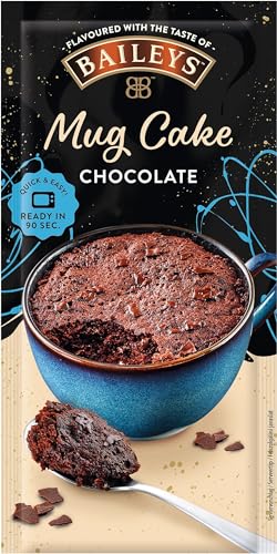 Baileys Mug Cake Chocolate alkoholfreier Schokokuchen Tasse mit Original Baileys Taste & Schokostückchen in 90 sek fertig 1 x 60g