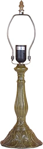 Miniatura 2 de Repuesto de base de metal, base de lámpara de mesa de aleación con diámetro Tiffany de 12 pulgadas, pantalla de cristal manchado