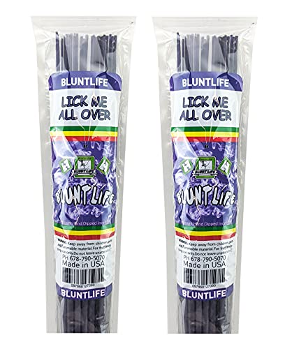Bluntlife 19" Jumbo Incense 2-Pack (30-Sticks Per Pack) - Choose Your Scent (Lick Me All Over) #TOP19