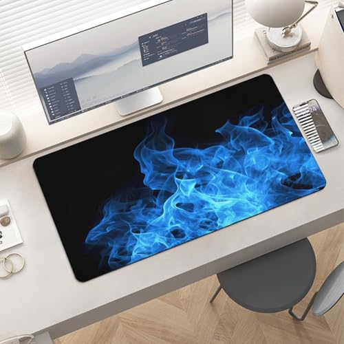 Blue Flame Desk Pad con Base de Goma 30x60 cm miniatura 6
