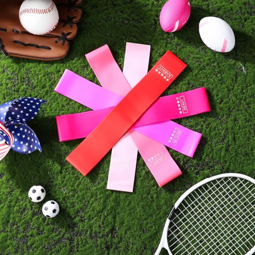 Image of Deekin 20 Pcs Resistance Bands for Women Men 10-115 Lbs 5 Different Resistance Levels Loop Exercise Bands for Leg Working Gym