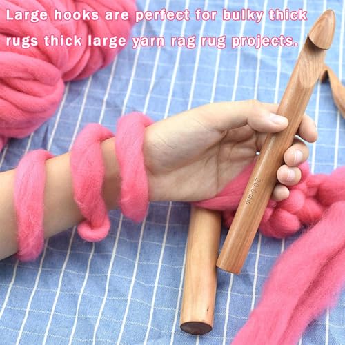 Ganchillo de madera ergonómico ideal para principiantes que buscan aprender a tejer sin fatiga 2