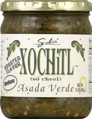 Xochitl, Salsa Asada Verde Med, 15 OZ (Pack of 6)