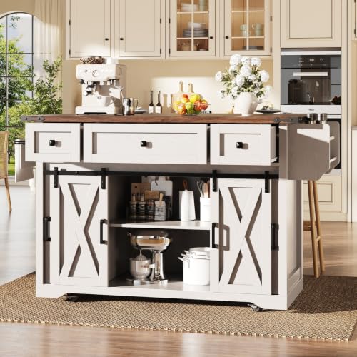 Desserte de cuisine avec prises intégrées et grand plateau extensible en MDF - 4