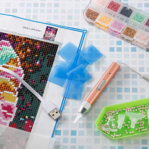 image for Maitys Diamond Painting Pen Point Drill Pen with Light 5D DIY Diamond 