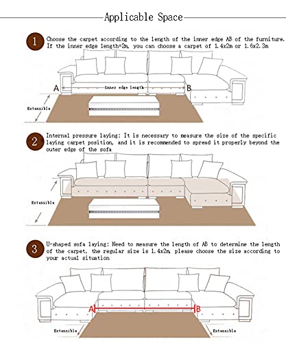 GOLOFEA Bulls Soggiorno Camera da Letto Tappeto