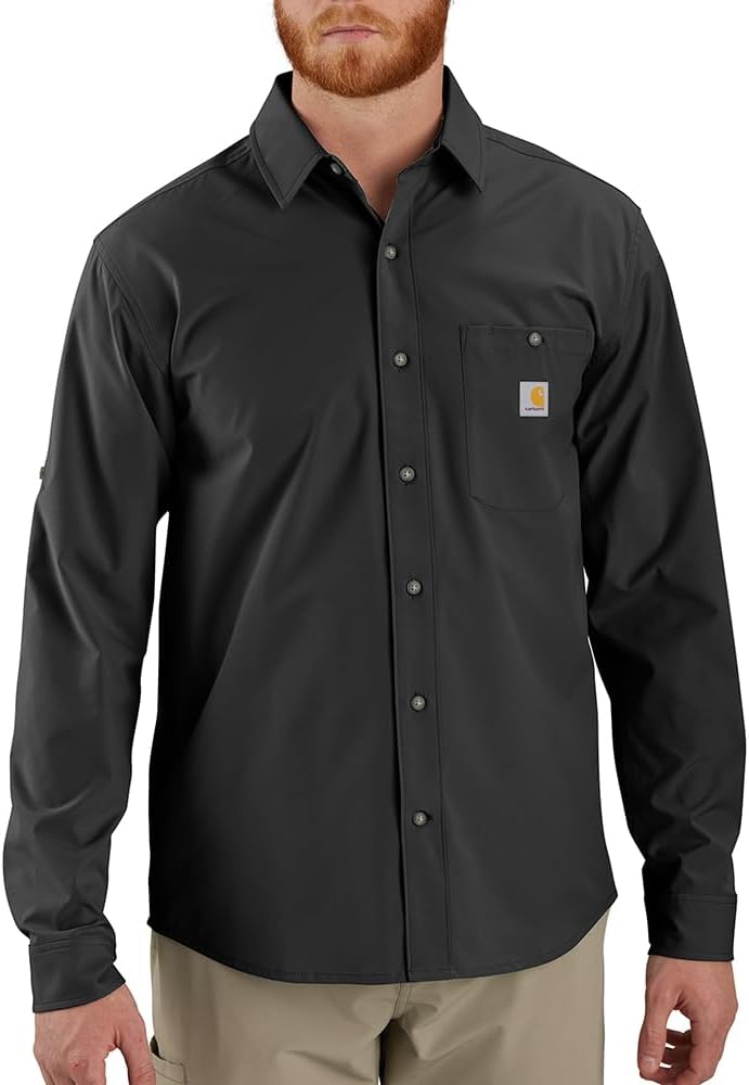 Carhartt Men's Force Sun Defender Relaxed Fit Lightweight Long-Sleeve Shirt - Image 2