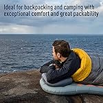 Sea to Summit Aeros Premium Inflatable Travel Pillow, Regular (13.4 x 9.4), Grey - Image 4