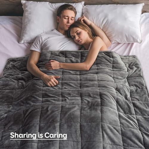 Sivio Gewichtsdecke 7kg Grau 120x180cm – Ansicht 6