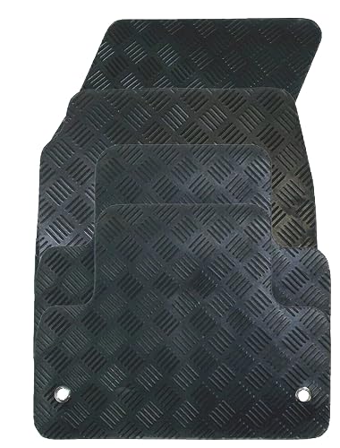 Su misura per adattarsi ai tappetini per auto: compatibile/ricambio per Renault Kangoo Van (anni 2009-2022). Questo tappetino per auto di alta qualità e completamente su misura è tagliato con precisione con una macchina C & C. Set di 2 tappetini in gomma per auto. Spessore: 3 mm. Ogni tappetino è realizzato in gomma resistente, è altamente resistente, impermeabile e antiscivolo. Questi tappetini in gomma resistente sono stati appositamente progettati per proteggere il pavimento del veicolo da sporco, fango e fuoriuscite.