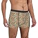 GKOKG Hippy Bright Paisley Old Retro Fashion Men'S Breathable Boxer Shorts With Elastic Waistbandx-Large Black