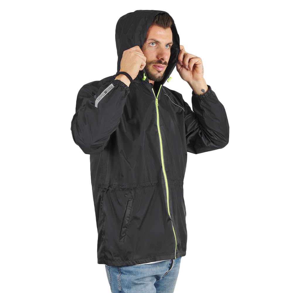 Capa de lluvia hombre impermeable chubasquero ligero para lluvia 2