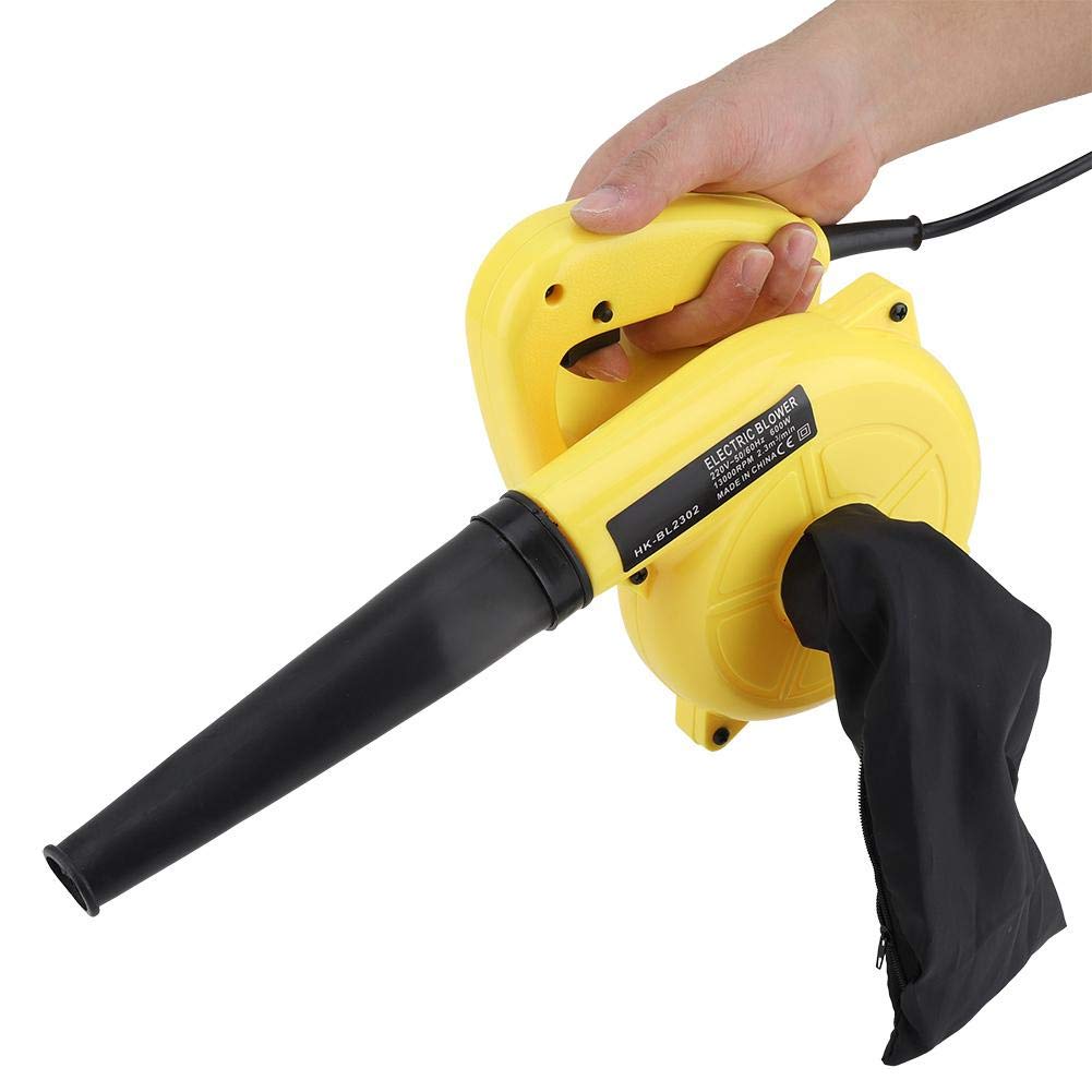 Aspirador eléctrico de Aire 600W Soplador de Hojas para Limpieza Soplador de Polvo