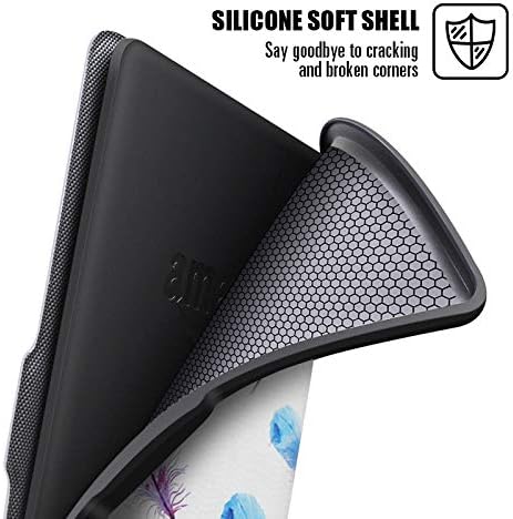 AIMERDAY Case for Kindle Paperwhite, Premium PU Leather Soft Case Smart Protective Cover with Auto Wake/Sleep for All Kindle Paperwhite Generations Prior to 2018 (Not fit All-New Paperwhite 10th)