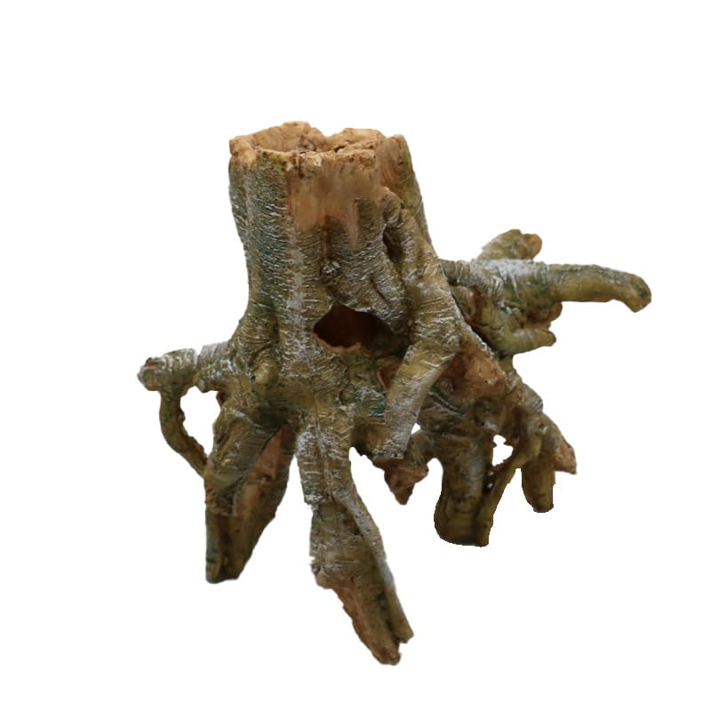 Decoración de Tronco de árbol Grande para Acuario, pecera, Paisaje, Material de Resina, simulación de Tronco de árbol, Accesorios de decoración de Acuario