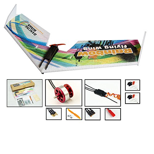 Ala voladora RC DW Hobby Rainbow V2 de 800 mm en espuma EPP resistente para aprender a pilotar 2
