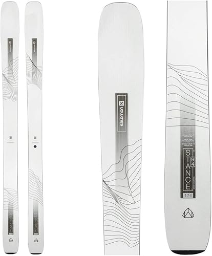 Salomon Stance 94 Esquís Mujer BlancoNegro Sz 63.4 in