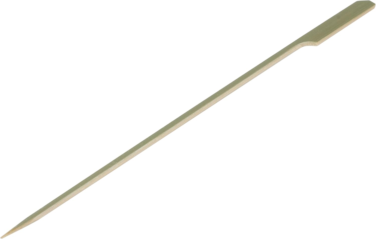 Restaurantware-10 Inch Paddle Bamboo Skewers, 1000 Disposable Bamboo Food Picks - Sturdy, Paddle Head, Bamboo Decorative Picks, Sustainable, For Serving Appetizers And Cocktail Garnishes
