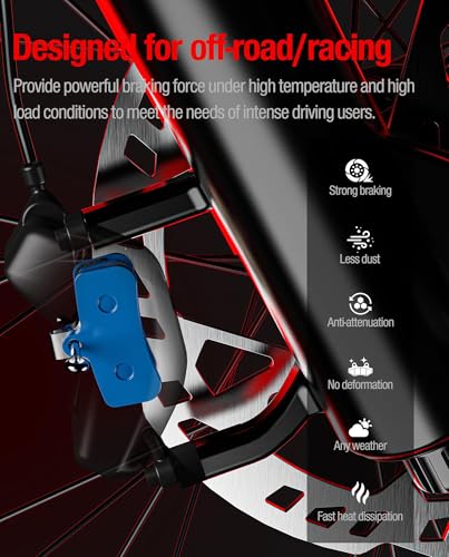 Image of Disc Brake Pads for Talaria Sting R MX3 MX4,Segway X160 X260,SURRON Light Bee X,SUPER73 RX Mojave RSD X Brake Pads Fits Ebike /Electric Dirt Bike /Motorcycle