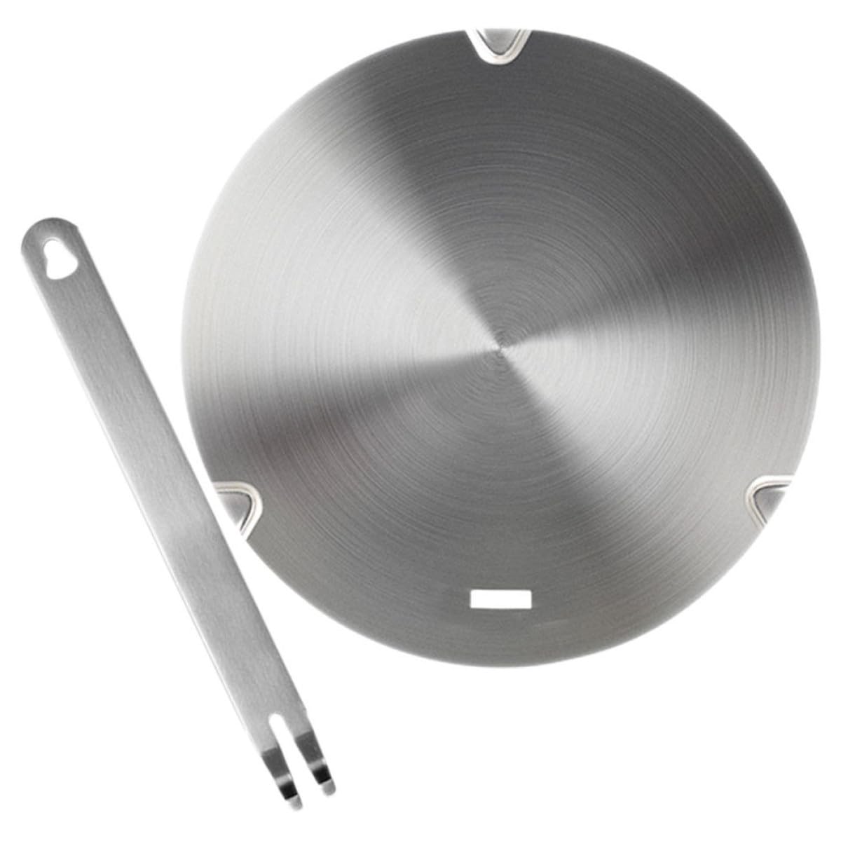 Wärmeleitplatte Induktions Edelstahl und Aluminiumlegierung mit Griff