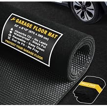 Extra-Large Garage Mat 22 x 810" - Durable Oil Mat for Garage Mats for Floor Under Car, Washable Garage Rug, Absorbent Floor Mats with Waterproof Liner, Garage Carpet, Oil Change Pad, Car Rug
