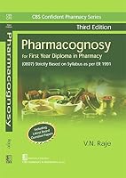 PHARMACOGNOSY FOR FIRST YEAR DIPLOMA IN PHARMACY 3ED (PB 2020) null Book Cover