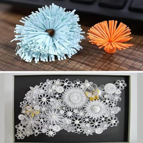 Machine découpe franges électrique rechargeable pour pompons quilling de 5mm à 22mm