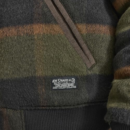 Image of Levi's Men's Mixed Media Western Plaid Bomber Jacket