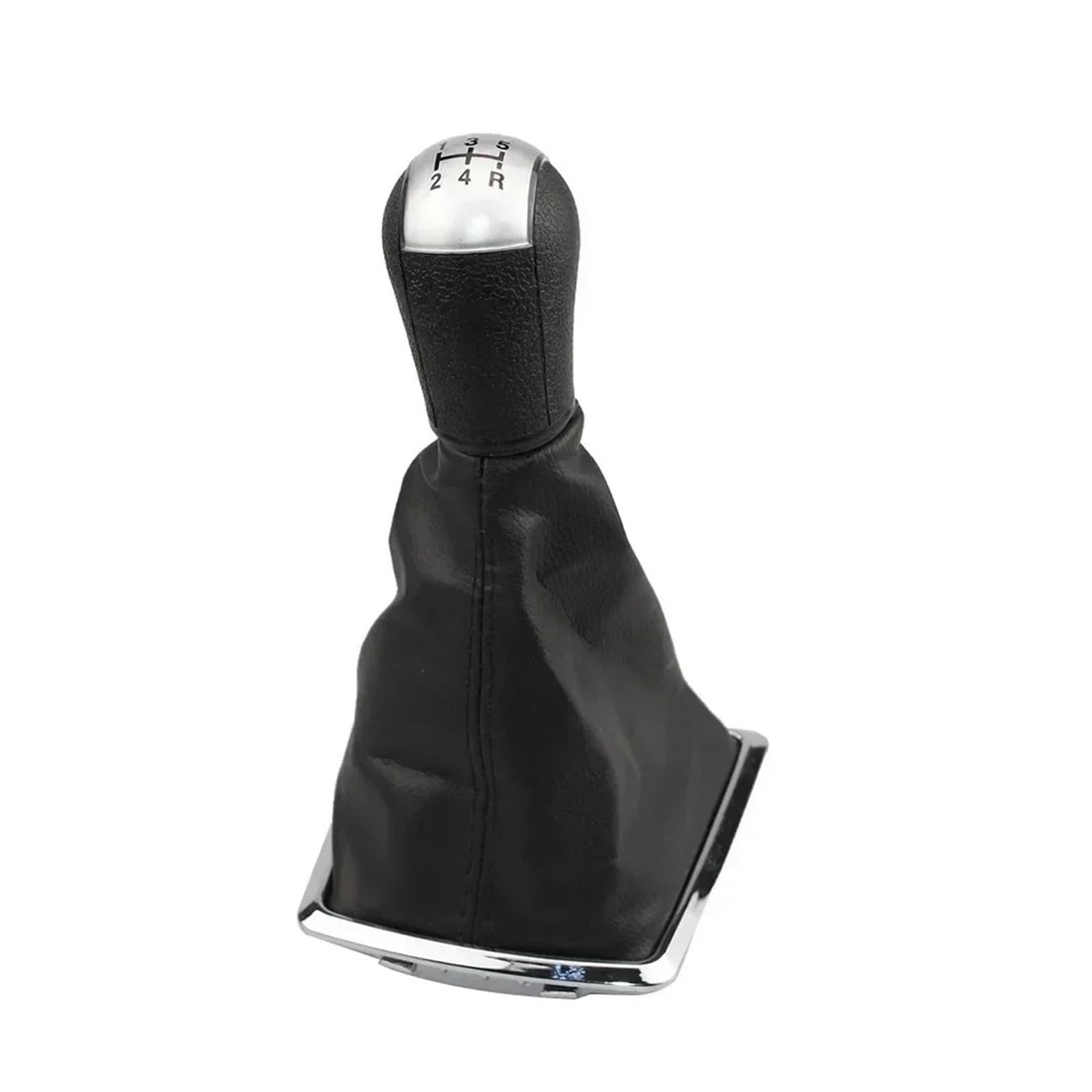Bwsdmzjqrt White Car Gear Shifter Knob For Mondeo Mk2 2005 2006 2007 2008 Car Gear Shift Knob Lever Gaitor Shifter Boot Cover Case(White)