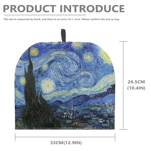 Image of Starry Night Print Tea Pot Cover Teapots Cosy Insulated Tea Cozies Home Kitchen Decoration Teapot Dust Cover Warming Tea Kettle Quilt Creative Gifts for Party