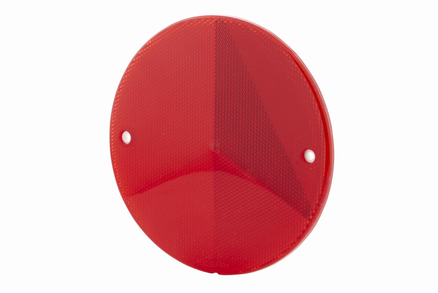 HELLA LARGE REAR RED 156mm ROUND SCREW ON TRIANGLE REFLECTOR ELDDIS CARAVAN
