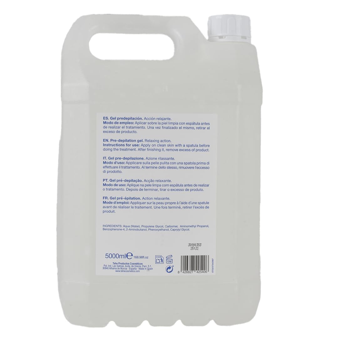 Tahe Laser System - Gel pre-depilazione azione azione rilassante, 5000 ml