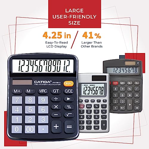 CATIGA 12 Digits Desktop Calculator CD-2786 の商品画像 1