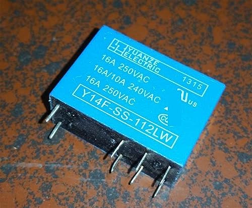 Relais 8 broches Y14F-SS-112LW contre les surcharges électriques de circuit 12V 16A
